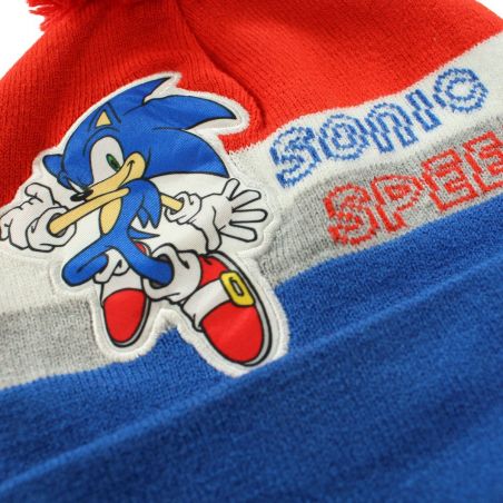 Bonnet avec pompon Sonic