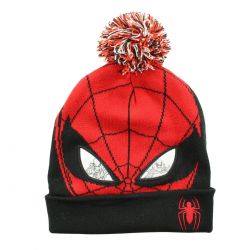 Bonnet avec pompon Spiderman